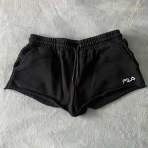 Fila Black Sweatshorts